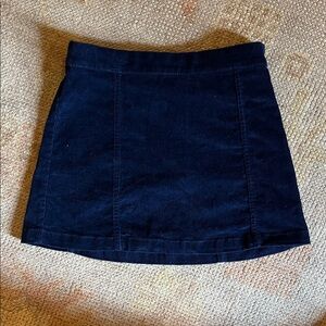 Crewcuts Girls Navy Corduroy skirt